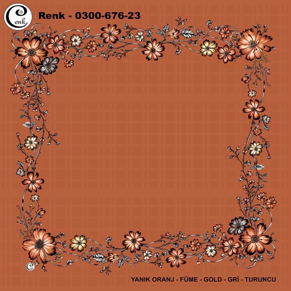 Cenk İçi Boş Oyalık Yazma (100 Cm) 676-23