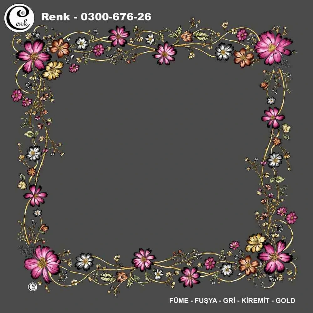 Cenk İçi Boş Oyalık Yazma (100 Cm) 676-26