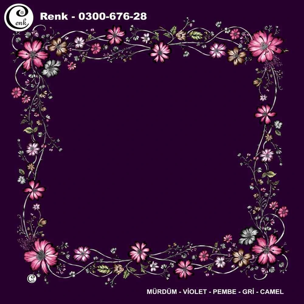 Cenk İçi Boş Oyalık Yazma (100 Cm) 676-28