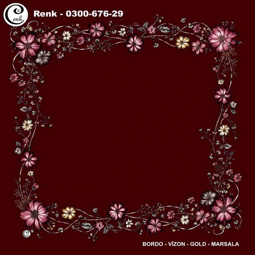 Cenk İçi Boş Oyalık Yazma (100 Cm) 676-29