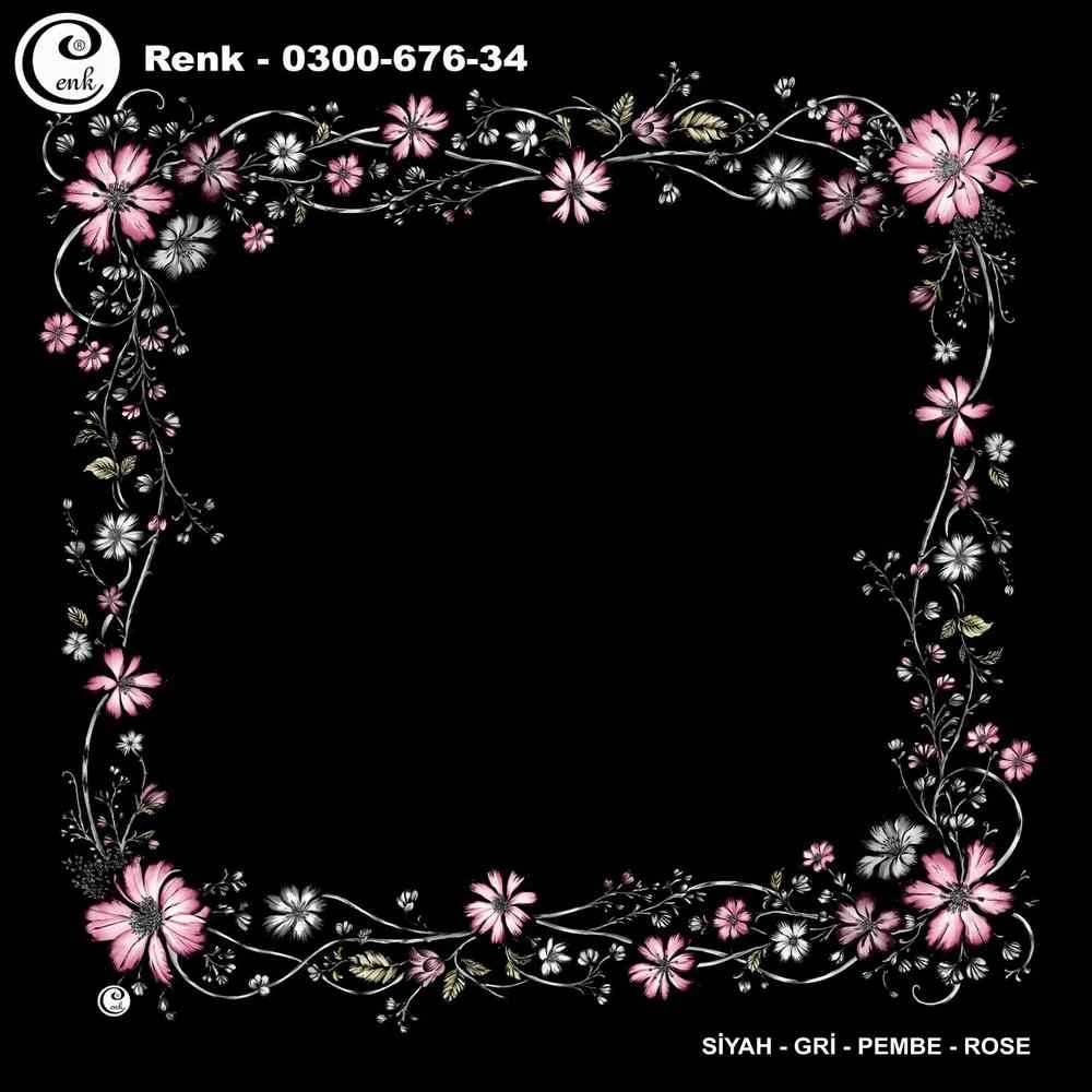 Cenk İçi Boş Oyalık Yazma (100 Cm) 676-34