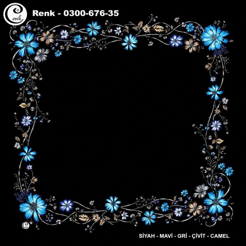 Cenk İçi Boş Oyalık Yazma (100 Cm) 676-35