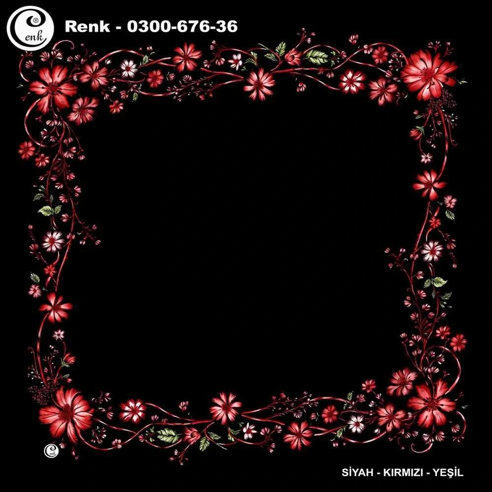 Cenk İçi Boş Oyalık Yazma (100 Cm) 676-36