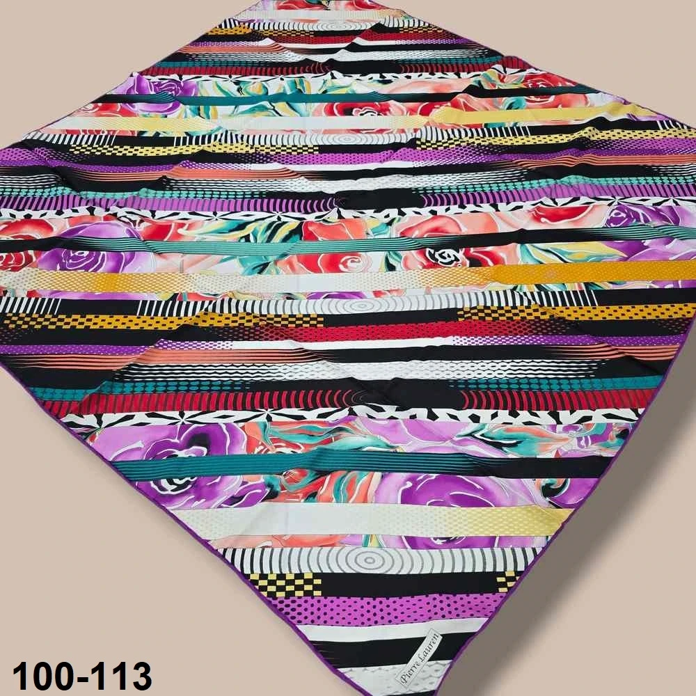 Desenli Rayon & Tivil Eşarp 100-113