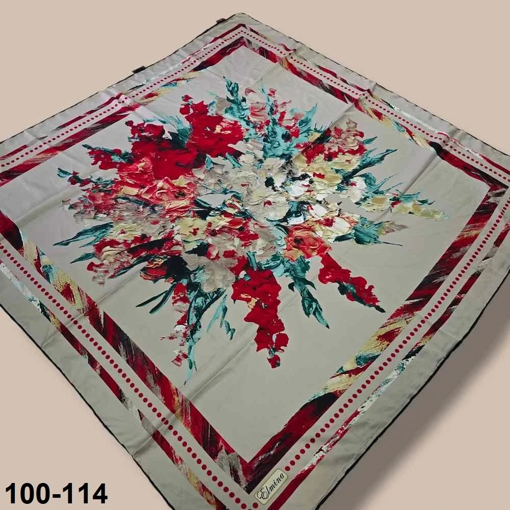 Desenli Rayon & Tivil Eşarp 100-114