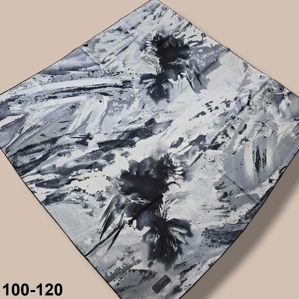 Desenli Rayon & Tivil Eşarp 100-120