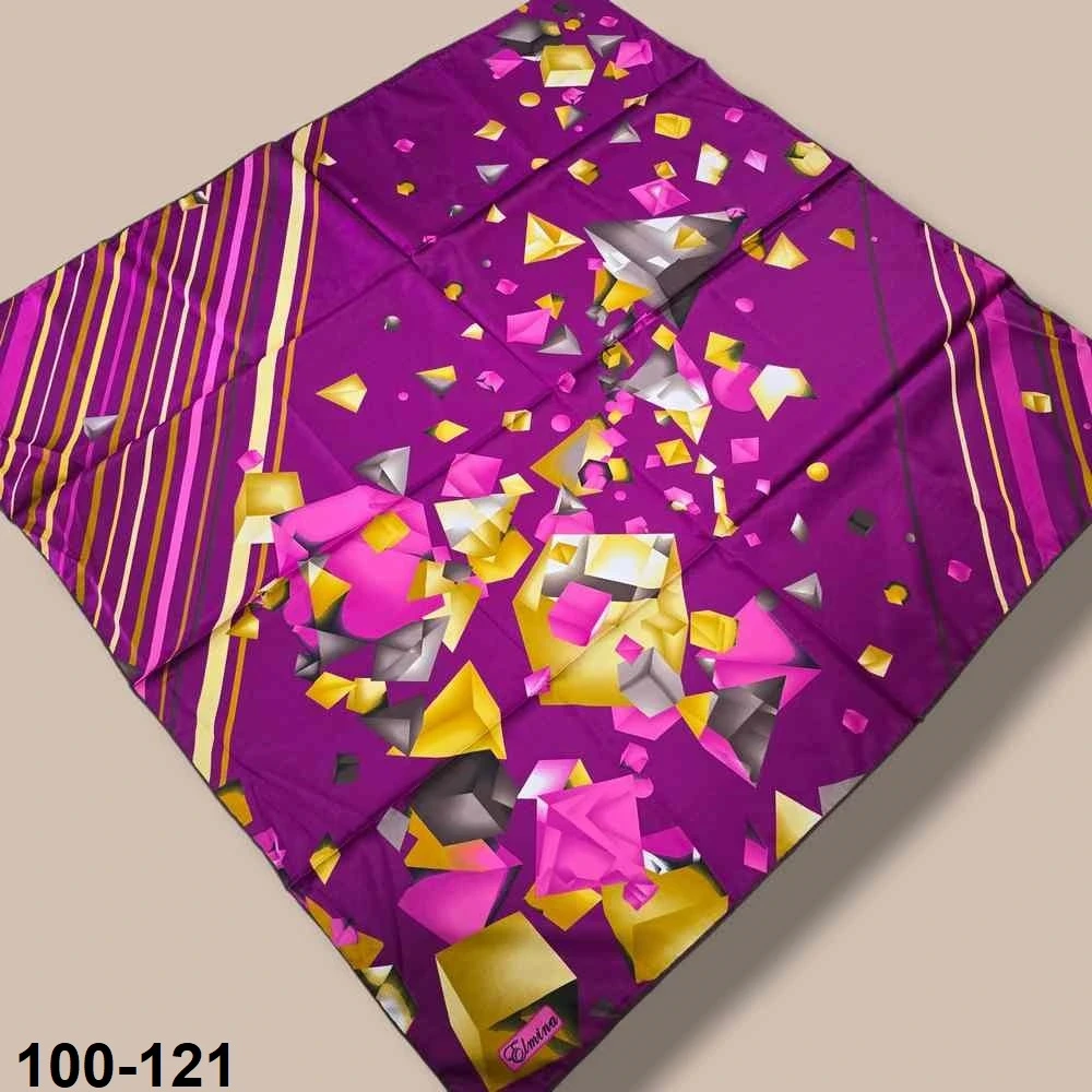 Desenli Rayon & Tivil Eşarp 100-121