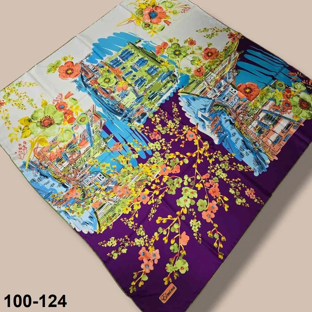 Desenli Rayon & Tivil Eşarp 100-124