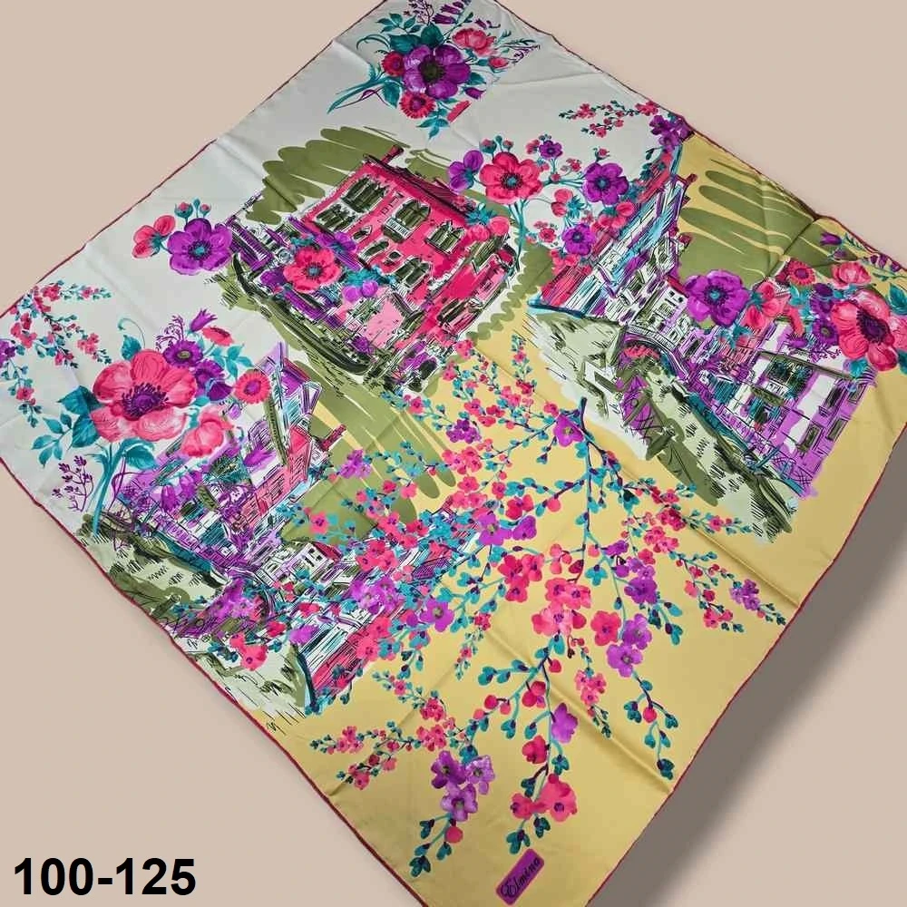 Desenli Rayon & Tivil Eşarp 100-125