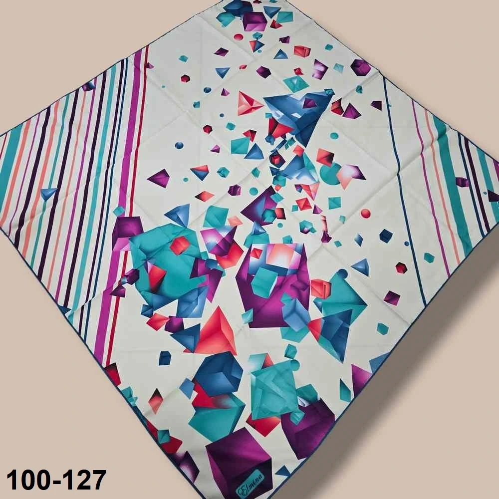 Desenli Rayon & Tivil Eşarp 100-127