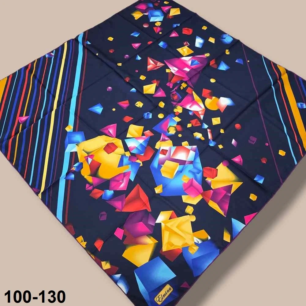 Desenli Rayon & Tivil Eşarp 100-130