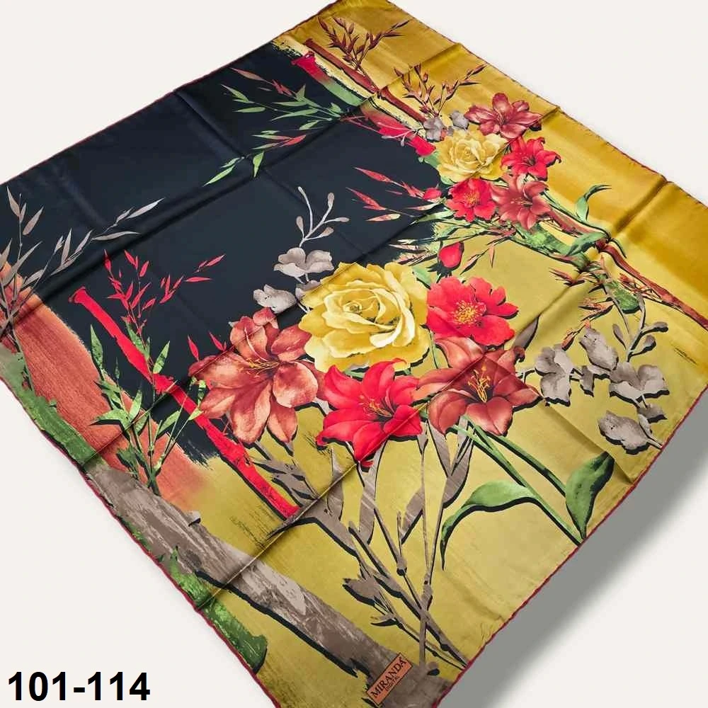 Desenli Rayon & Tivil Eşarp 101-114