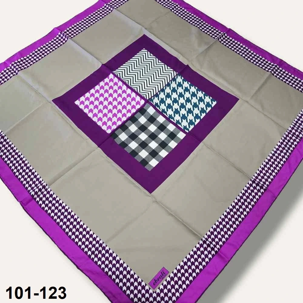 Desenli Rayon & Tivil Eşarp 101-123