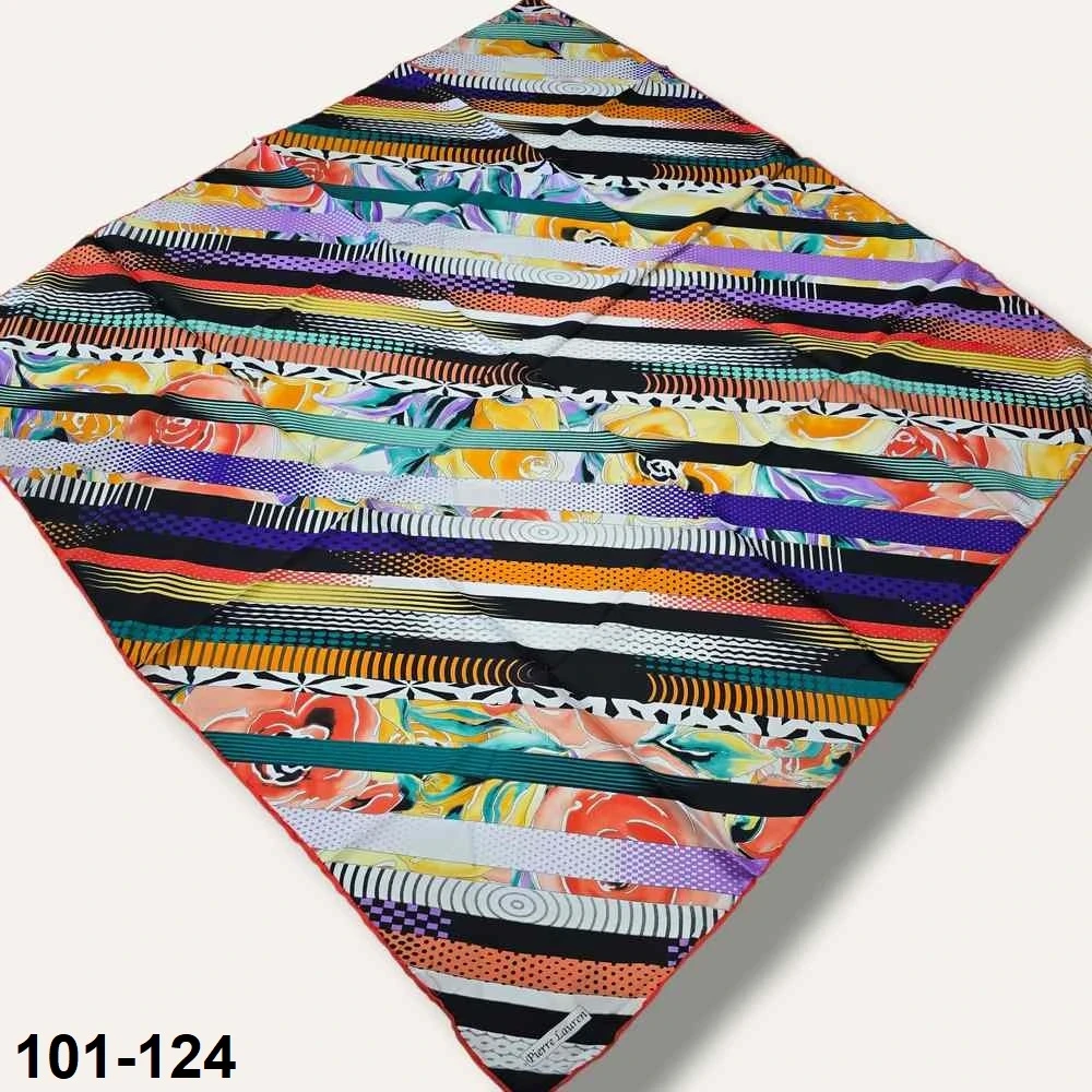 Desenli Rayon & Tivil Eşarp 101-124