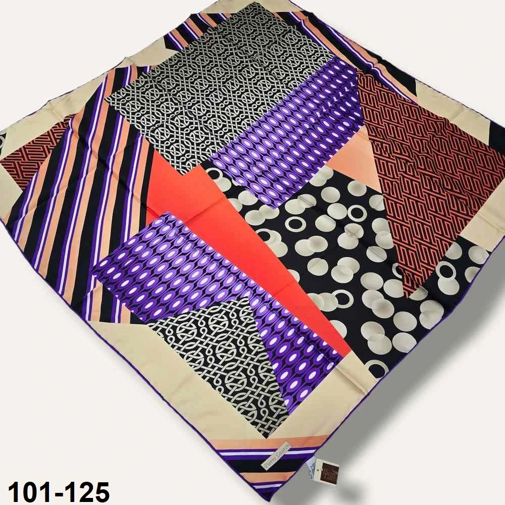 Desenli Rayon & Tivil Eşarp 101-125