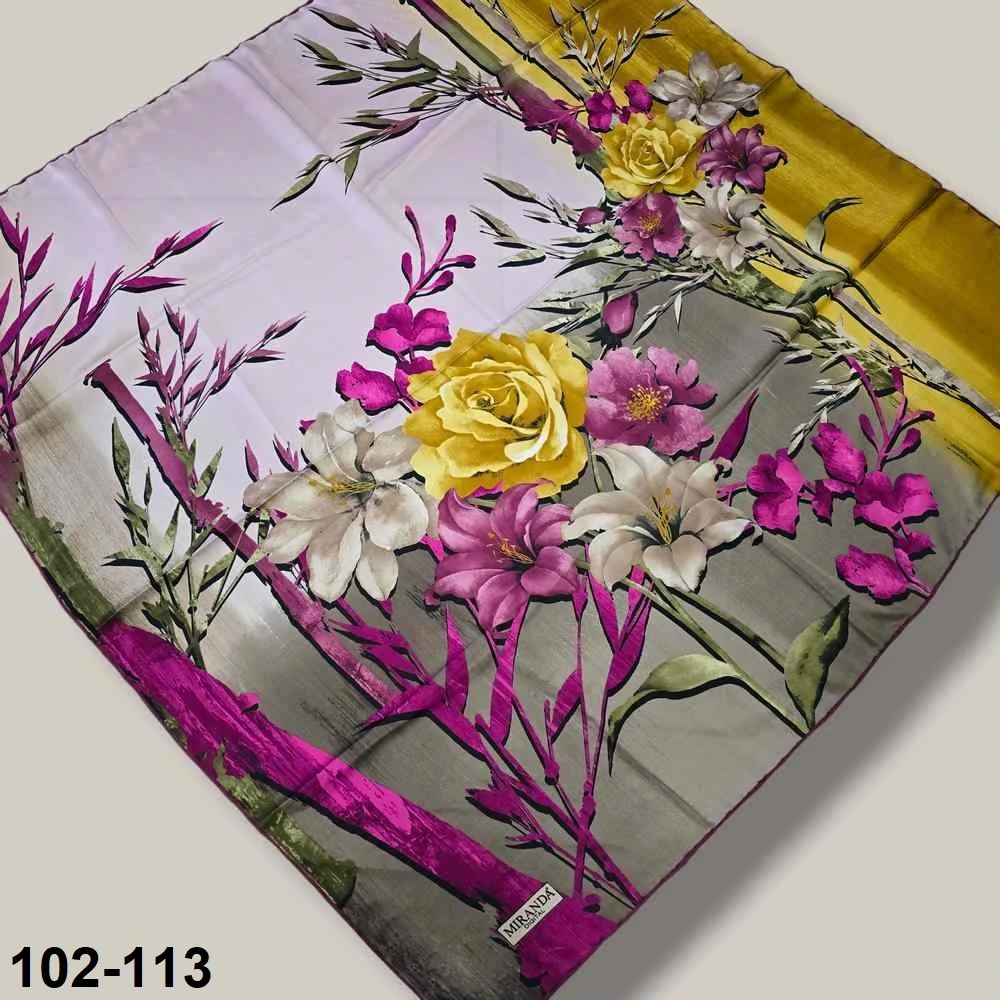 Desenli Rayon & Tivil Eşarp 102-113