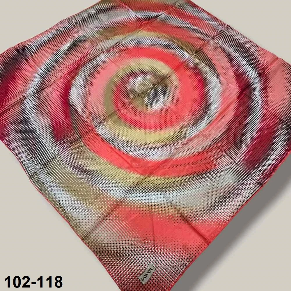 Desenli Rayon & Tivil Eşarp 102-118