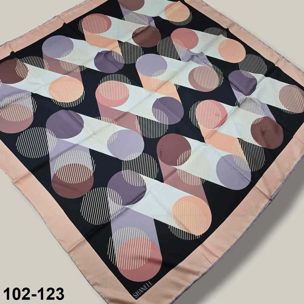 Desenli Rayon & Tivil Eşarp 102-123