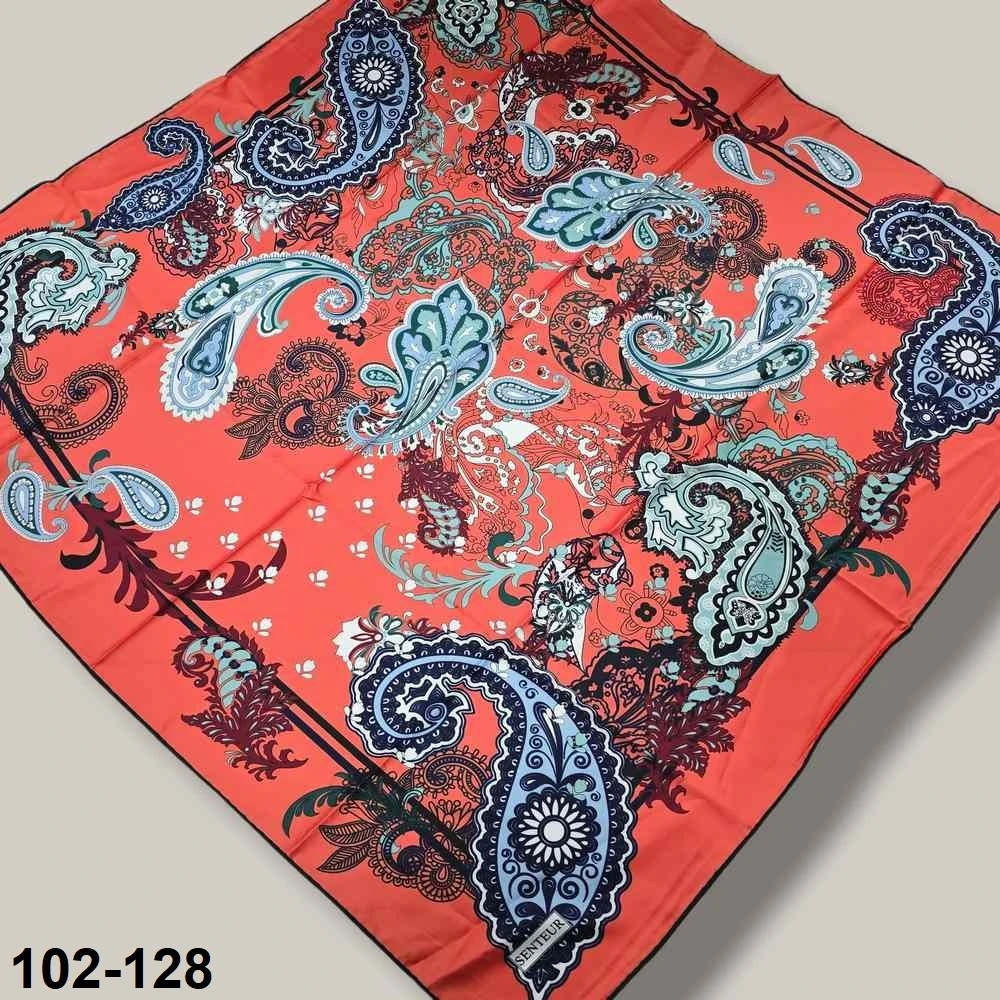 Desenli Rayon & Tivil Eşarp 102-128