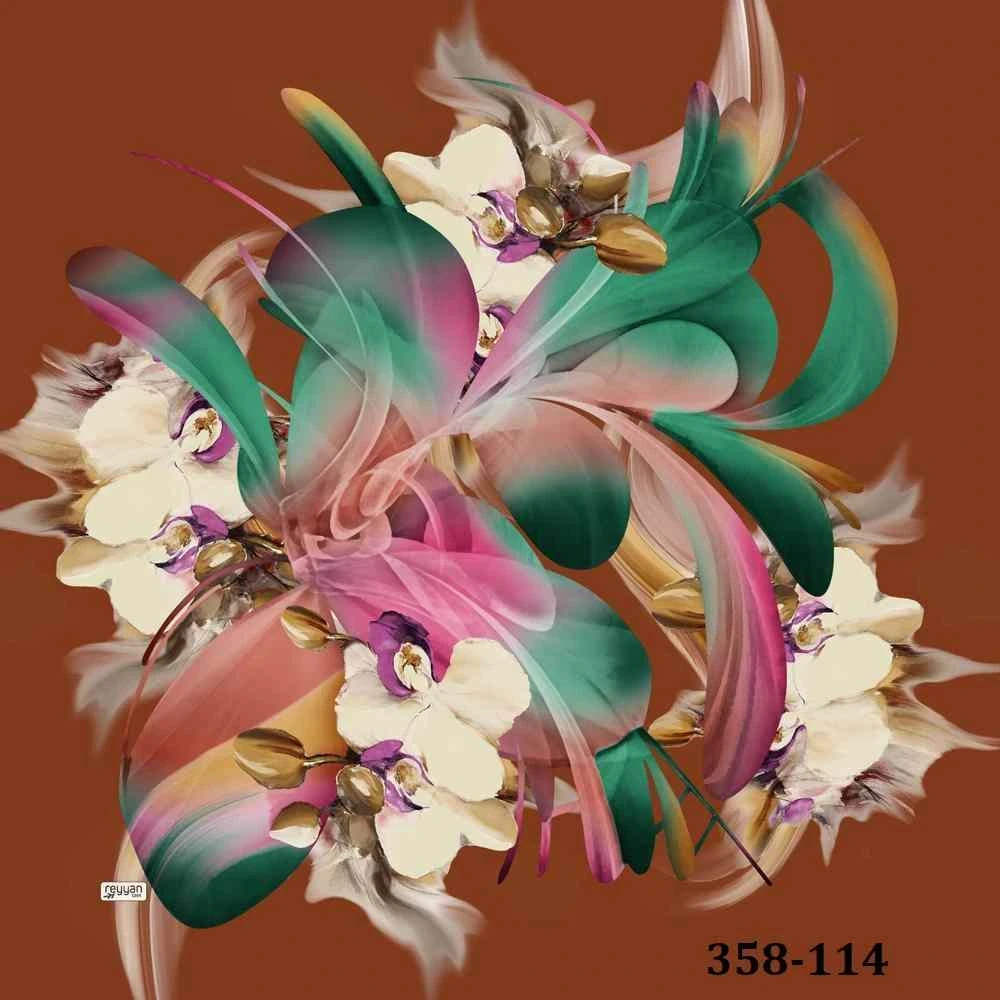 Reyyan İpek Desenli Oyalık Yazma 358-114