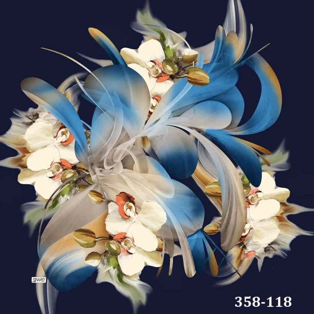 Reyyan İpek Desenli Oyalık Yazma 358-118