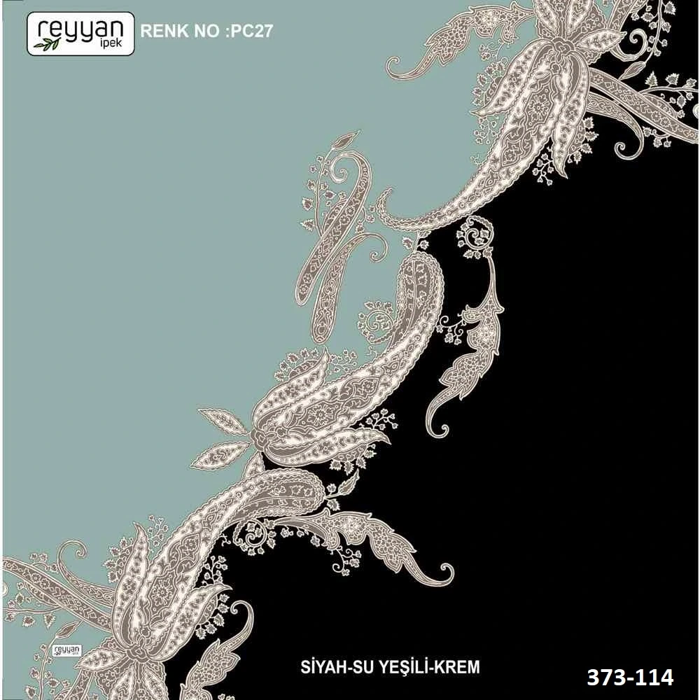 Reyyan İpek Desenli Oyalık Yazma 373-114
