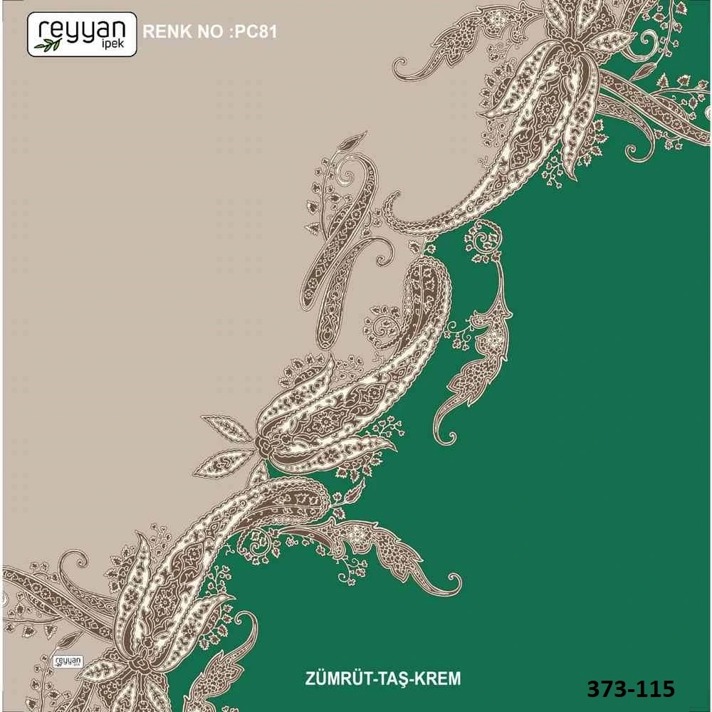 Reyyan İpek Desenli Oyalık Yazma 373-115