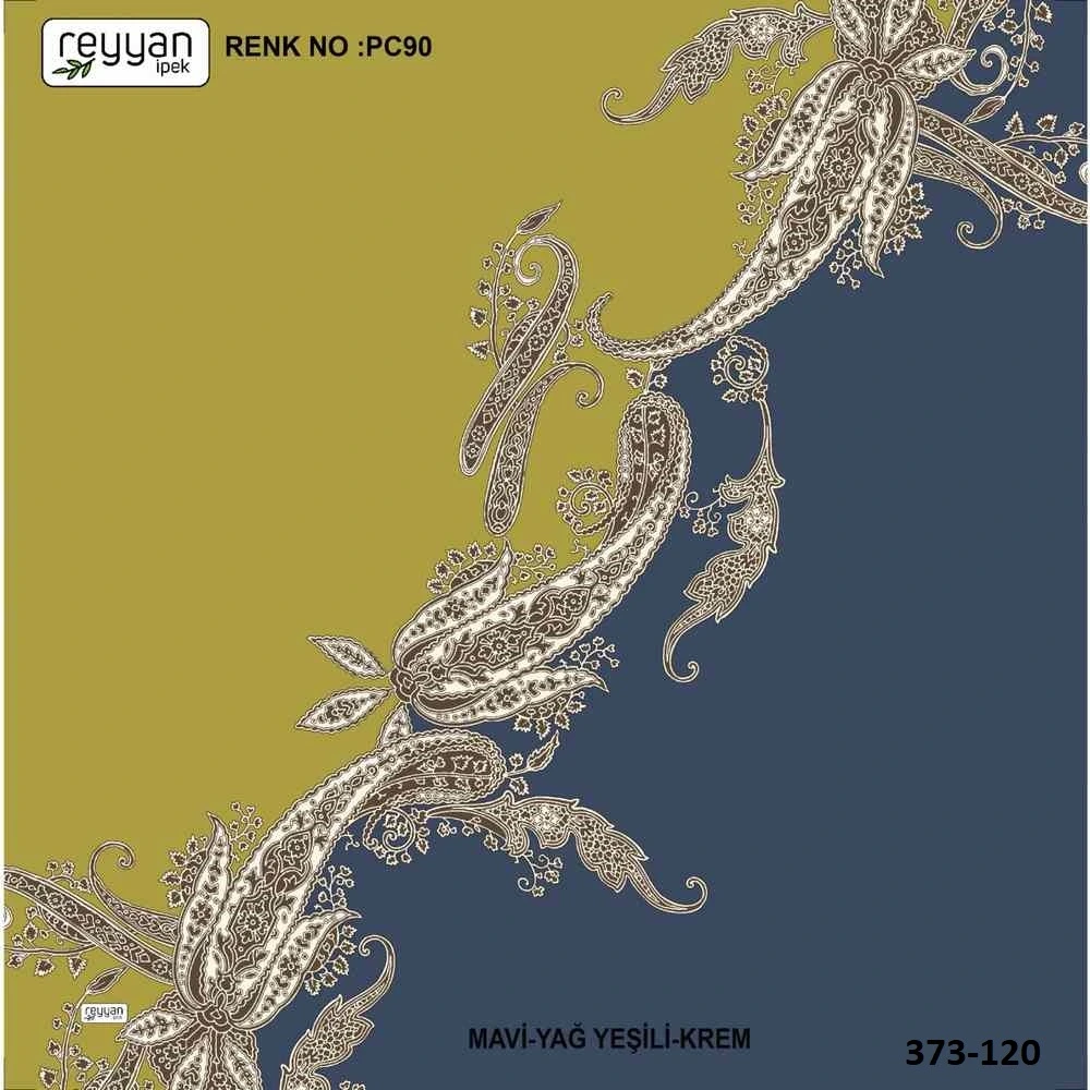 Reyyan İpek Desenli Oyalık Yazma 373-120