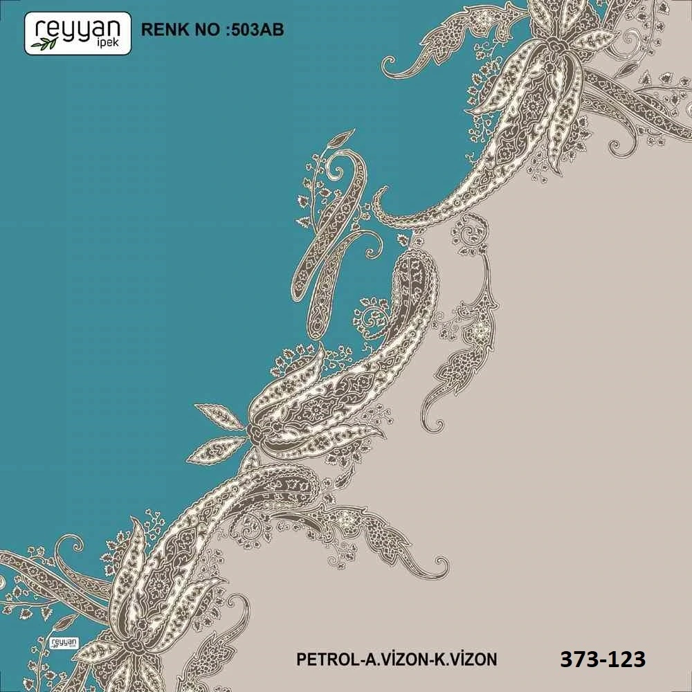 Reyyan İpek Desenli Oyalık Yazma 373-123