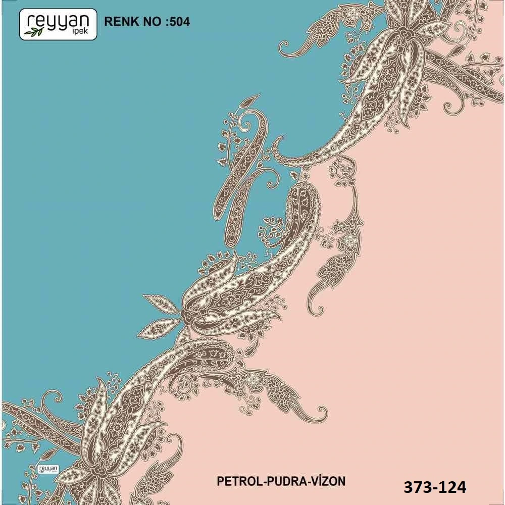 Reyyan İpek Desenli Oyalık Yazma 373-124