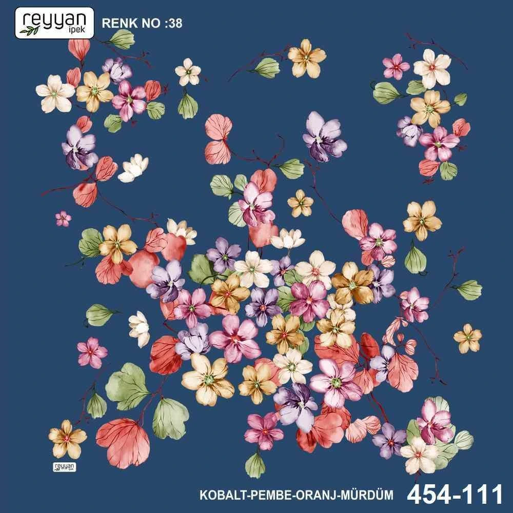 Reyyan İpek Desenli Oyalık Yazma 454-111