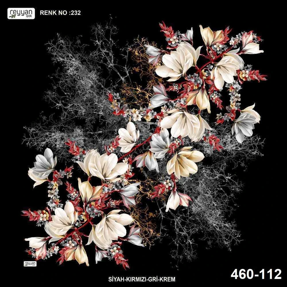 Reyyan İpek Desenli Oyalık Yazma 460-112