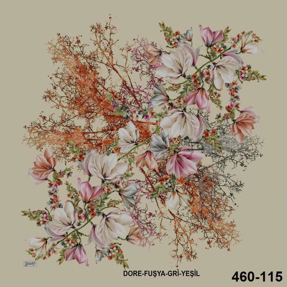 Reyyan İpek Desenli Oyalık Yazma 460-115