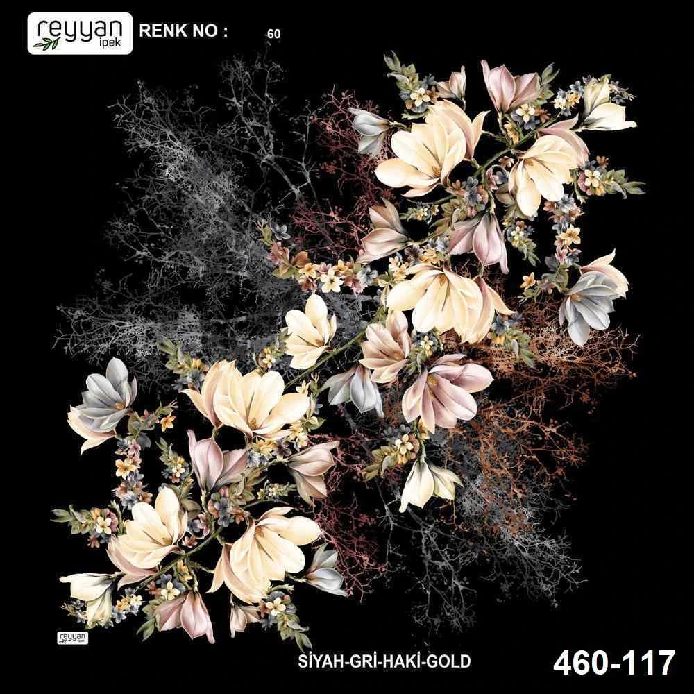 Reyyan İpek Desenli Oyalık Yazma 460-117