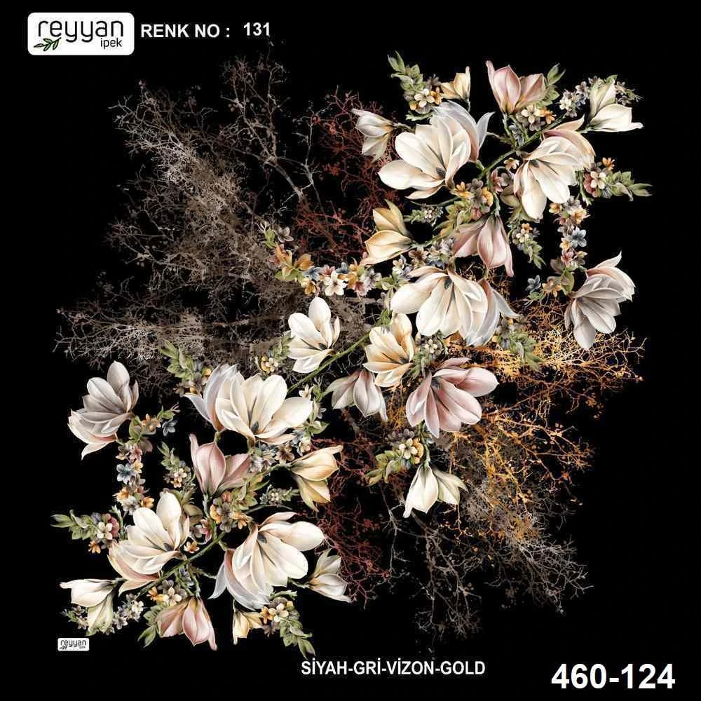 Reyyan İpek Desenli Oyalık Yazma 460-124