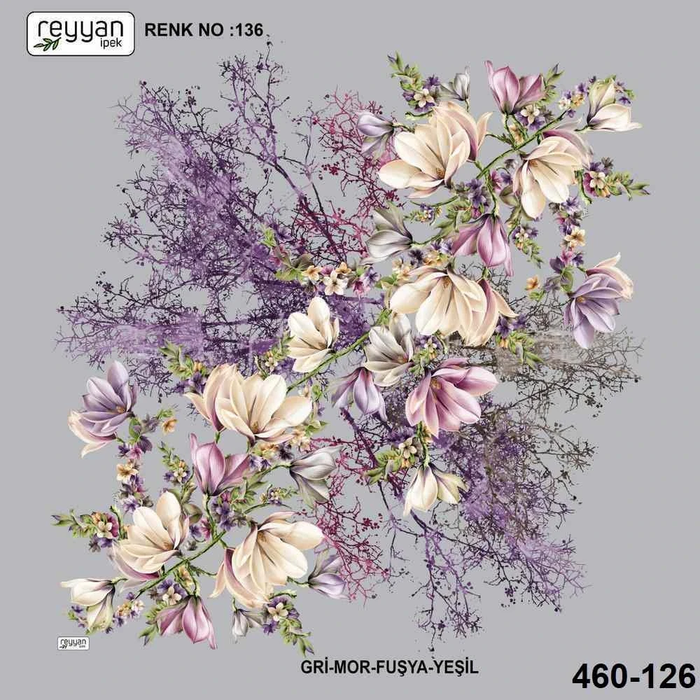 Reyyan İpek Desenli Oyalık Yazma 460-126
