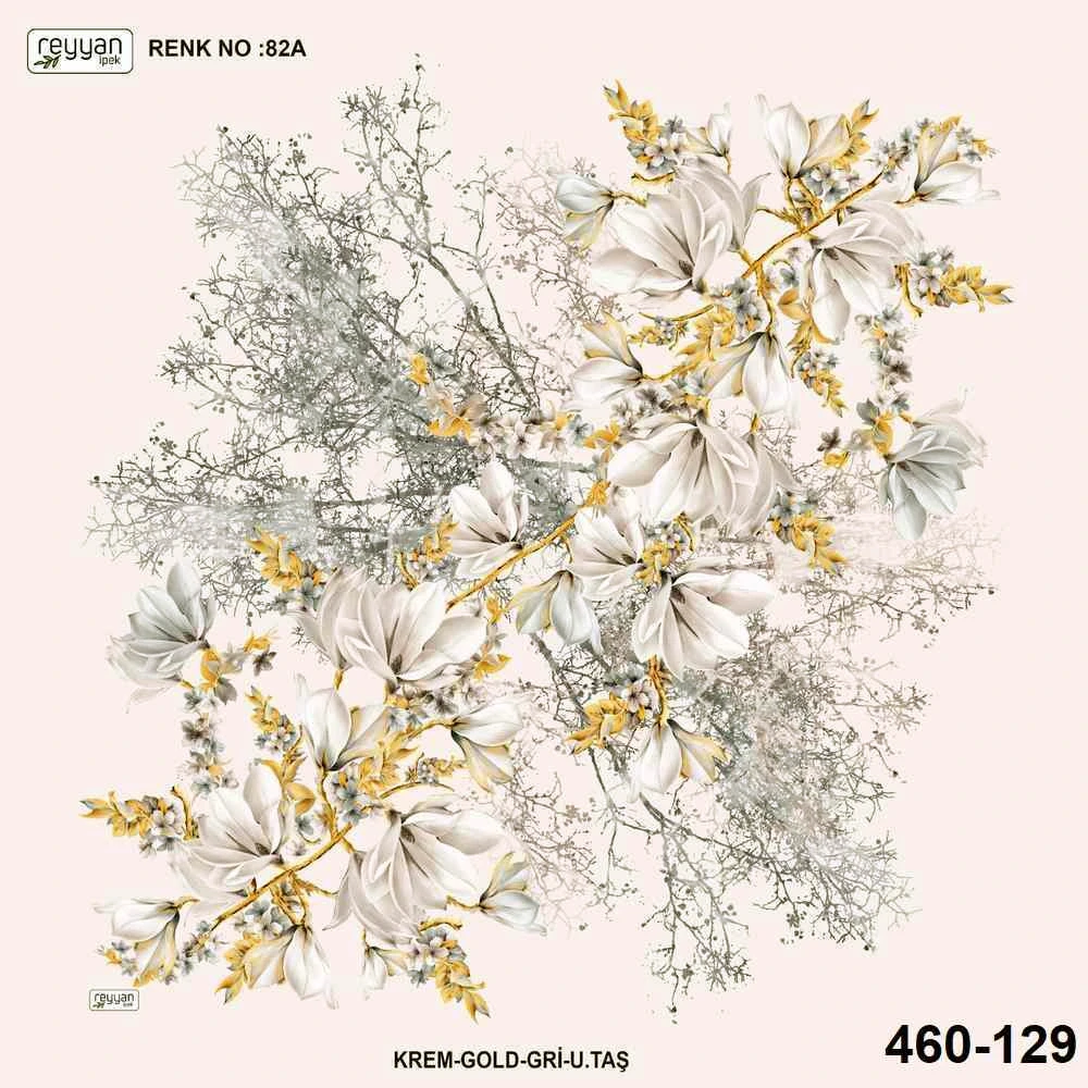 Reyyan İpek Desenli Oyalık Yazma 460-129