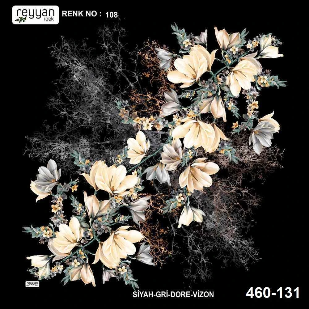 Reyyan İpek Desenli Oyalık Yazma 460-131