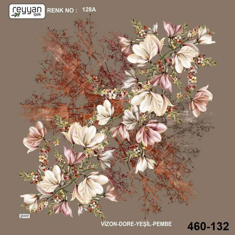 Reyyan İpek Desenli Oyalık Yazma 460-132