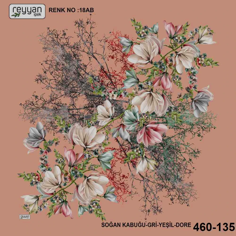 Reyyan İpek Desenli Oyalık Yazma 460-135