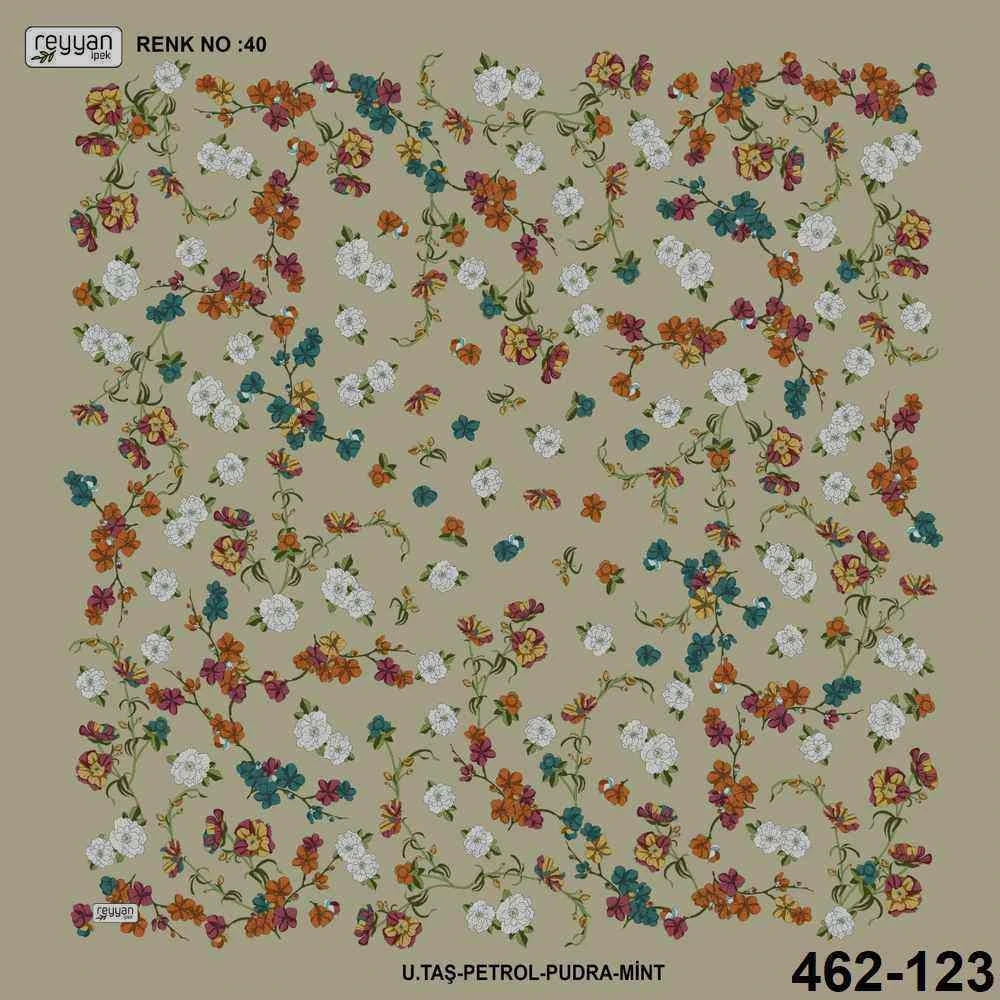 Reyyan İpek Desenli Oyalık Yazma 462-123