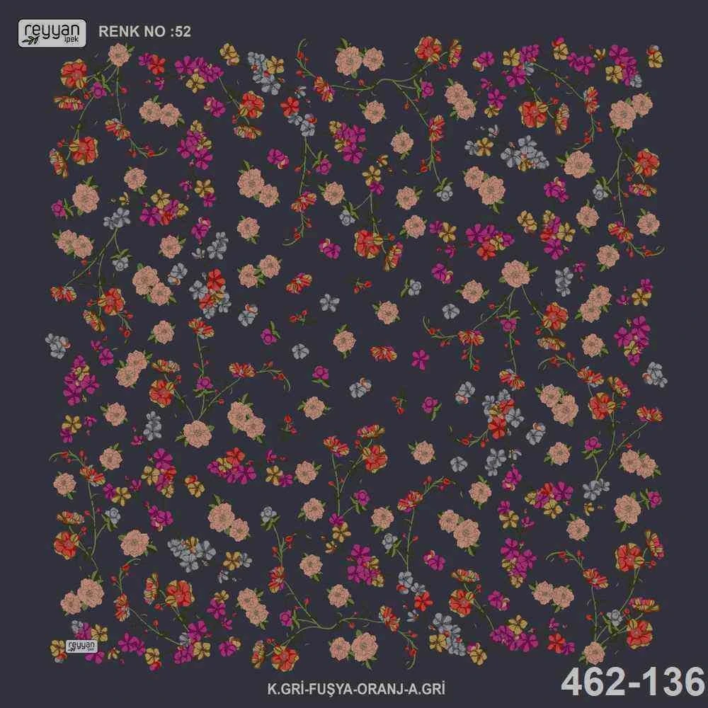 Reyyan İpek Desenli Oyalık Yazma 462-136