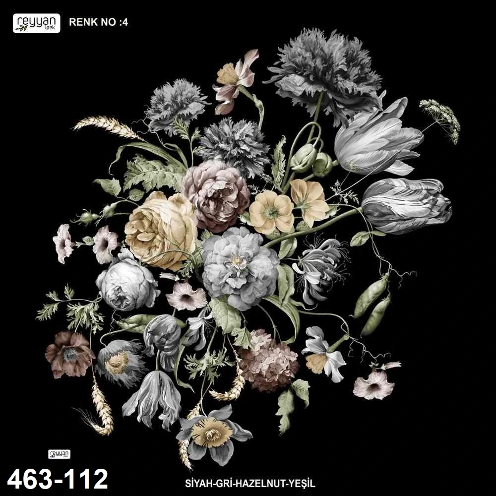Reyyan İpek Desenli Oyalık Yazma 463-112