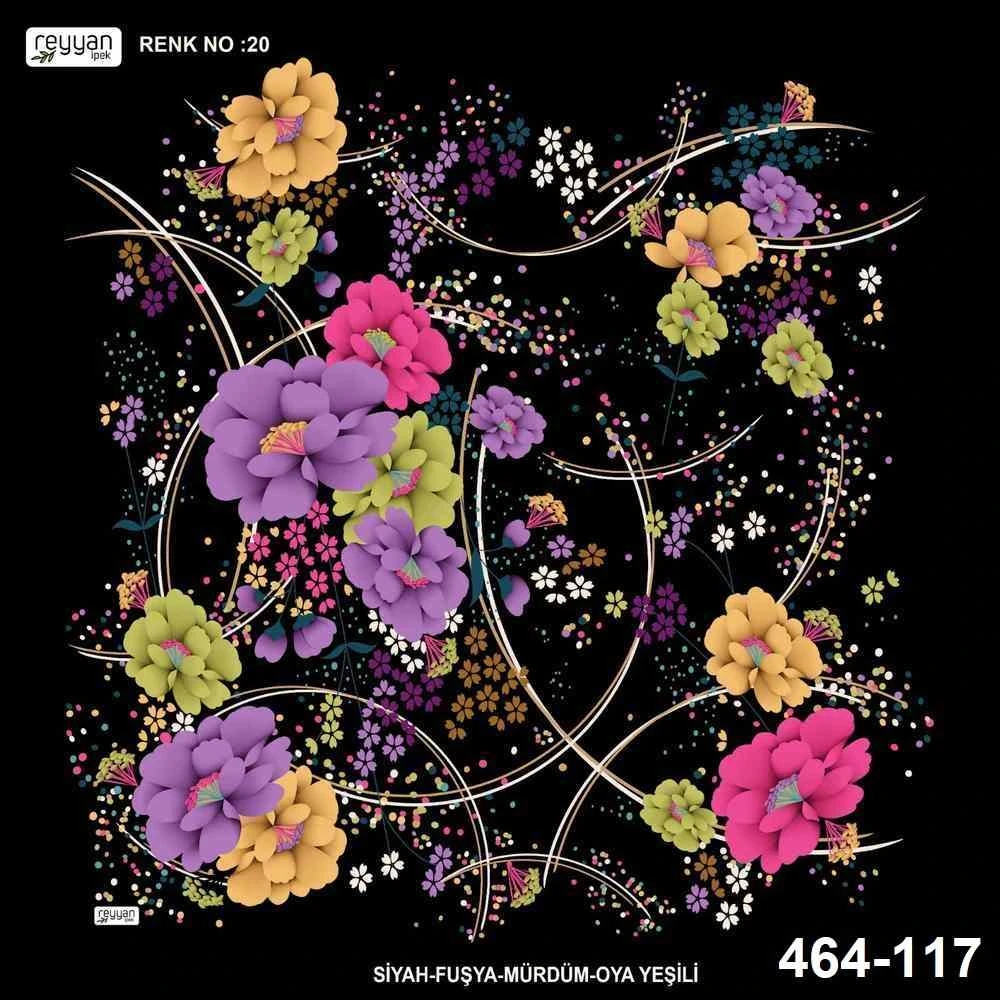 Reyyan İpek Desenli Oyalık Yazma 464-117