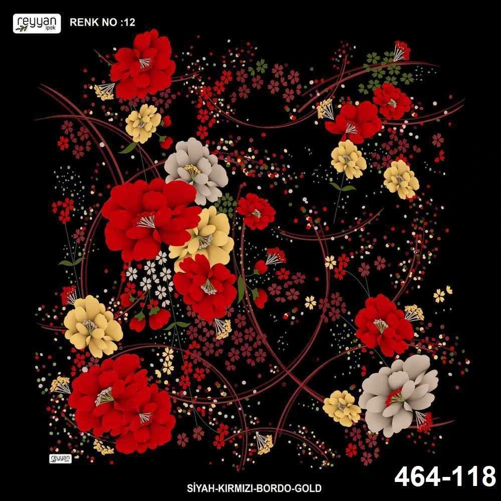 Reyyan İpek Desenli Oyalık Yazma 464-118
