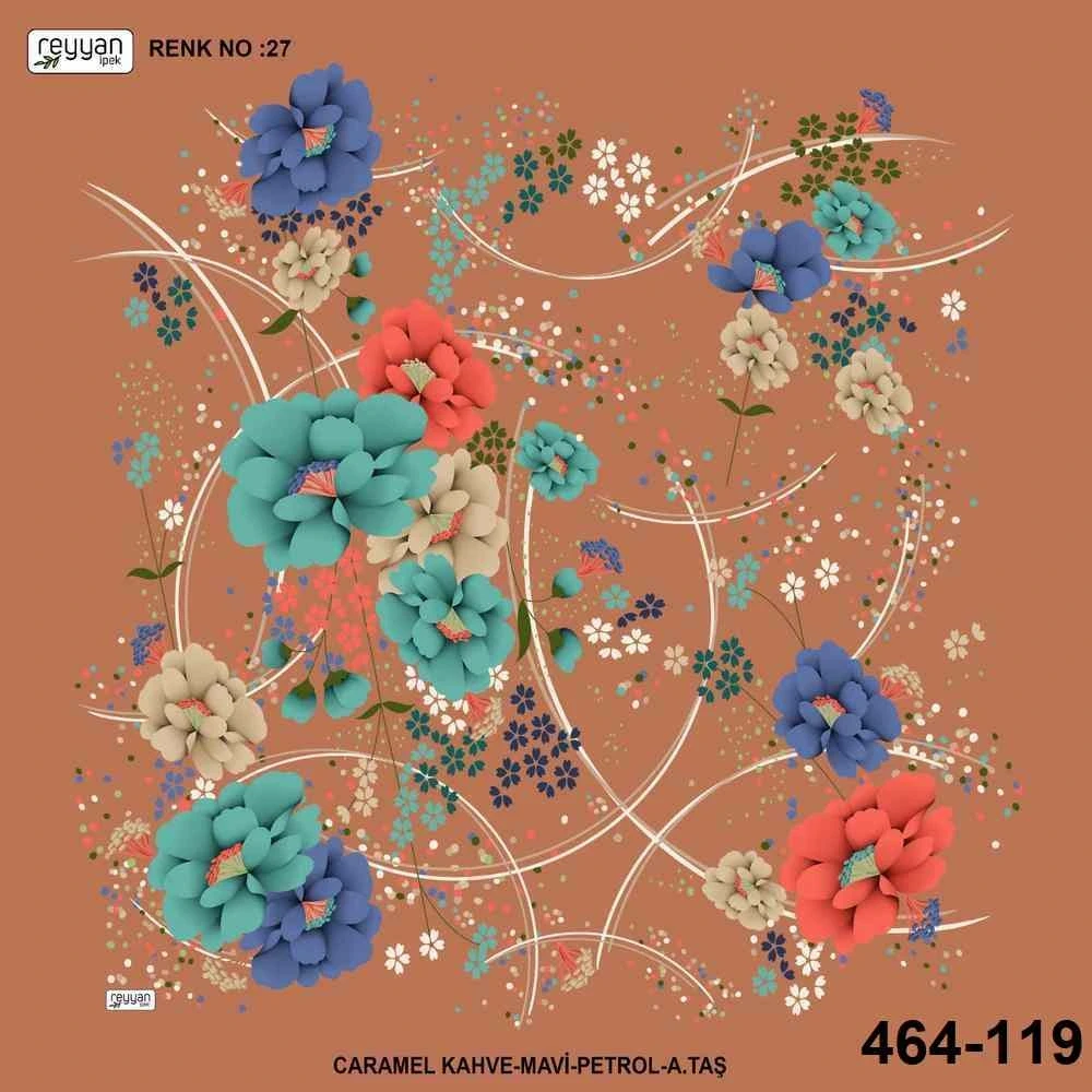 Reyyan İpek Desenli Oyalık Yazma 464-119