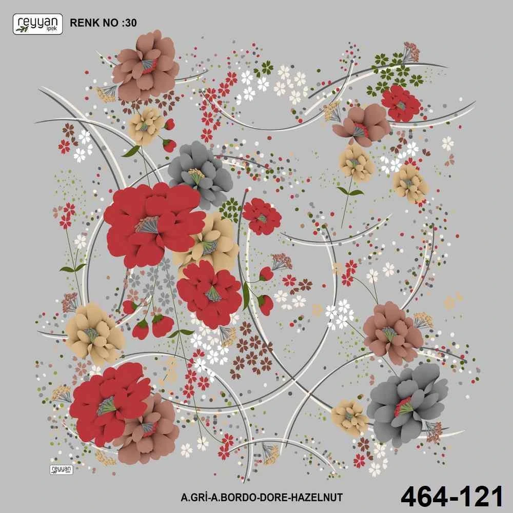 Reyyan İpek Desenli Oyalık Yazma 464-121