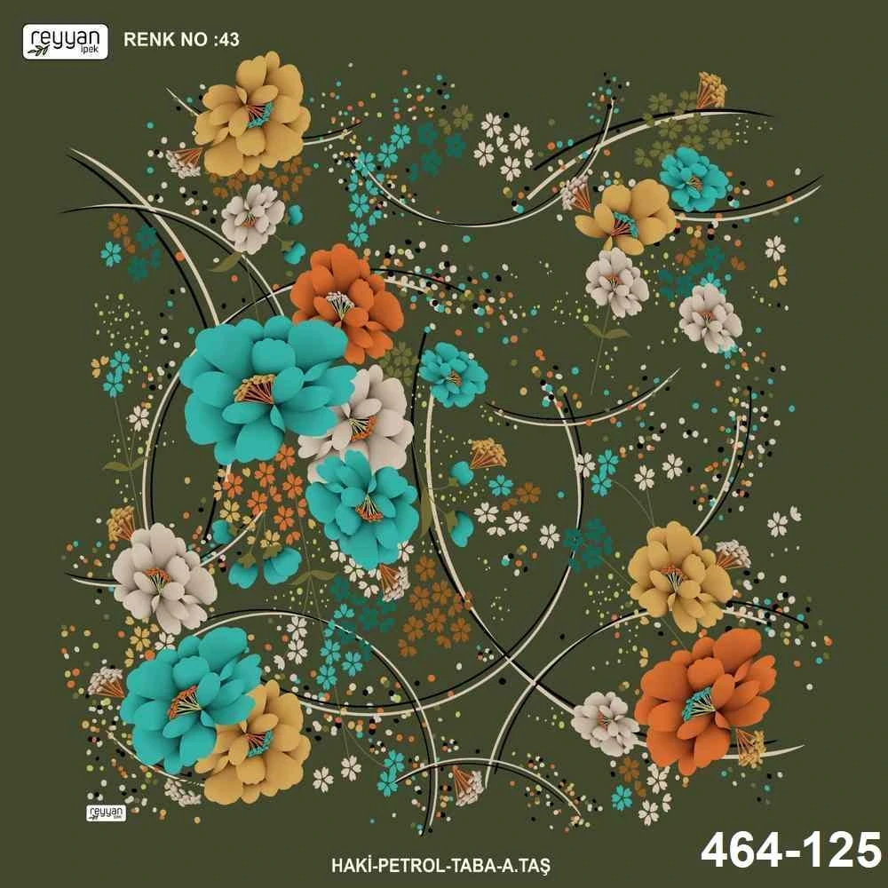 Reyyan İpek Desenli Oyalık Yazma 464-125