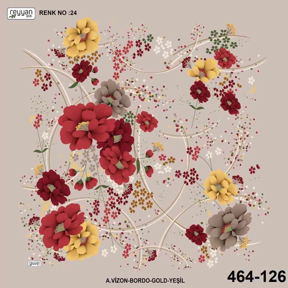 Reyyan İpek Desenli Oyalık Yazma 464-126