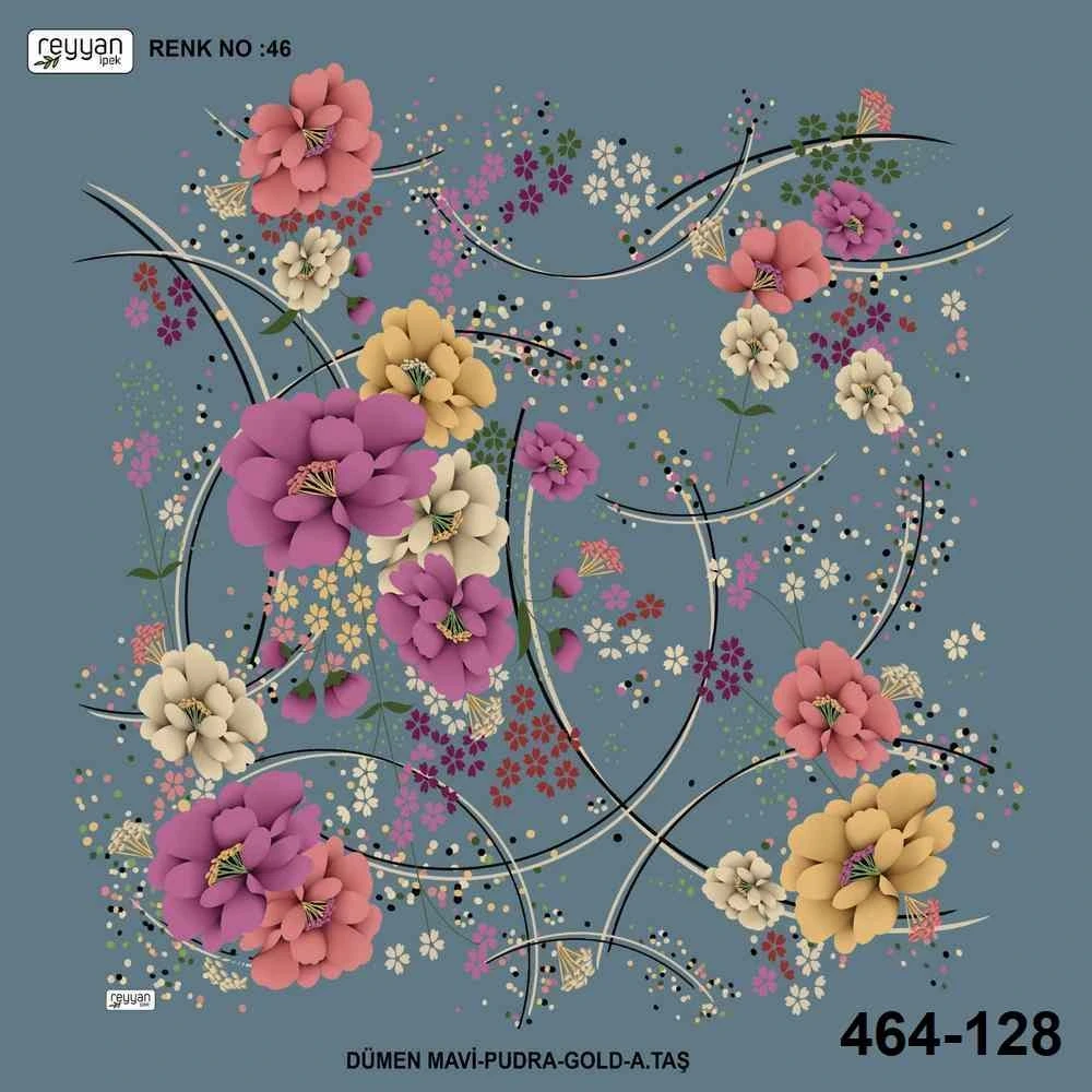 Reyyan İpek Desenli Oyalık Yazma 464-128